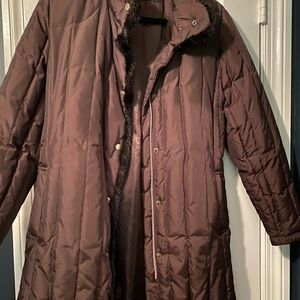 Dana Buchman down puffer jacket